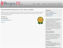 Tablet Screenshot of bergenit.net